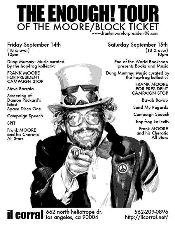 Enough! Tour poster LA 2007